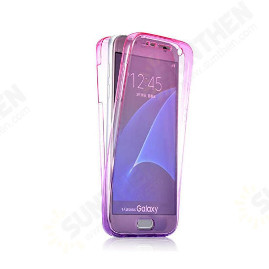 Gradient Color 360° Full Protective TPU Case for Samsung Galaxy S6