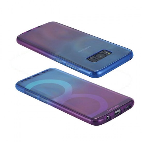 Gradient Color 360° Full Protective TPU Case for Samsung Galaxy S8 Plus