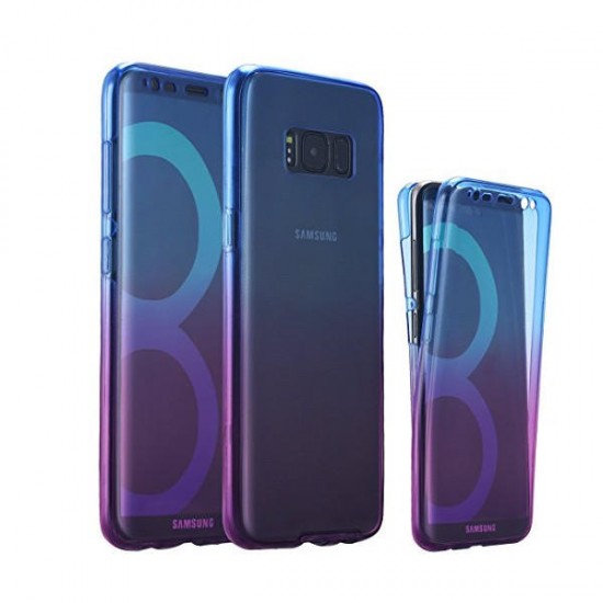 Gradient Color 360° Full Protective TPU Case for Samsung Galaxy S8 Plus