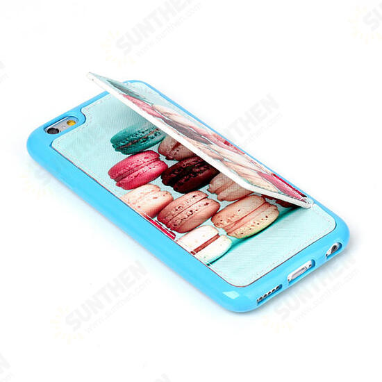 Hamburger Pattern Back Holder Case For iPhone 6 Plus & 6s Plus