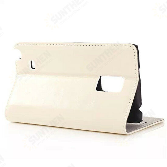 Horse Grain Genuine Leather Case For Samsung Note Edge N915F N9150