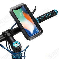 IPX8 Waterproof Bike/Bicycle Handlebar Holder Protective Case For iPhone X IPX8 Waterproof Bike/Bicycle Handlebar Holder Protective Case For iPhone X