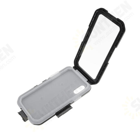 IPX8 Waterproof Bike/Bicycle Handlebar Holder Protective Case For iPhone X IPX8 Waterproof Bike/Bicycle Handlebar Holder Protective Case For iPhone X