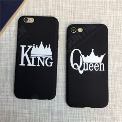 King And Queen Matte Soft TPU Protective Case for iPhone 7/8 King And Queen Matte Soft TPU Protective Case for iPhone 7/8