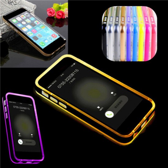 LED Flashlight Up Remind Incoming Call LED Blink Cover Case For iPhone 6 6s Plus 5.5inch