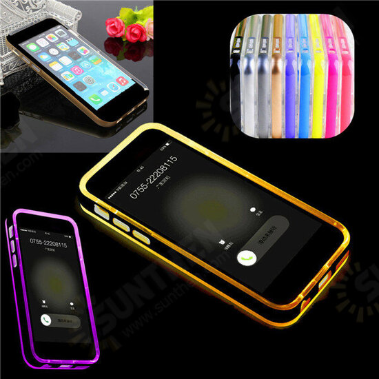 LED Flashlight Up Remind Incoming Call LED Blink Cover Case For iPhone 6 6s Plus 5.5inch