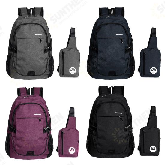 Laptop Backpack Bag Crossbody Bag with External USB Charging Port For MacBook Laptop Laptop Backpack Bag Crossbody Bag with External USB Charging Port For MacBook Laptop