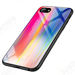 Laser Aurora Gradient Color Tempered Glass Protective Case for iPhone 6/6s Laser Aurora Gradient Color Tempered Glass Protective Case for iPhone 6/6s
