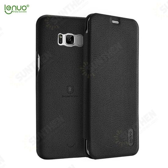 Flip Card Slots Ultra Thin Soft PU Leather Cover Case For Samsung Galaxy S8 5.8 Inch