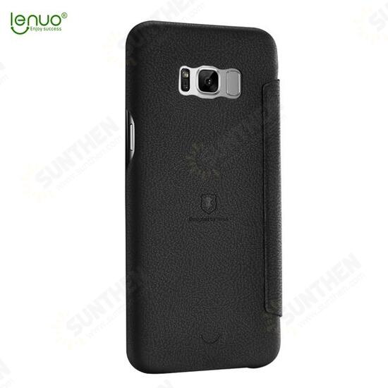 Flip Card Slots Ultra Thin Soft PU Leather Cover Case For Samsung Galaxy S8 5.8 Inch