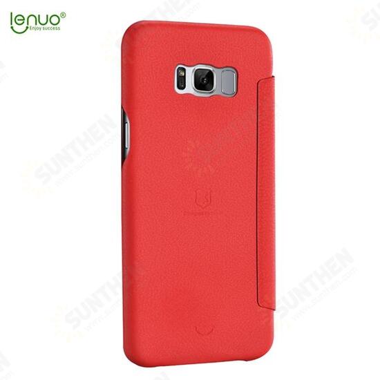 Flip Card Slots Ultra Thin Soft PU Leather Cover Case For Samsung Galaxy S8 5.8 Inch