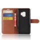 PU Leather Flip Card Slots Bracket Wallet Case for Samsung Galaxy S9