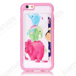 Little Elephant Pattern Back Holder Case For iPhone 6 Plus & 6s Plus Little Elephant Pattern Back Holder Case For iPhone 6 Plus & 6s Plus