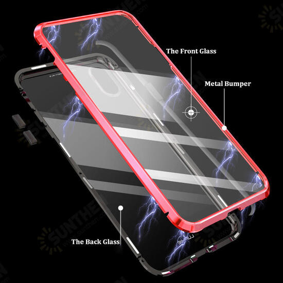 360° Front Screen Protector & Back Glass Cover Metal Magnetic Adsorption Protective Case For iPhone XR/XS/XS Max/X/7/7 Plus/8/8 Plus 360° Front Screen Protector & Back Glass Cover Metal Magnetic Adsorption Protective Case For iPhone XR/XS/XS Max/X/7/7 Plus/8/8 Plus