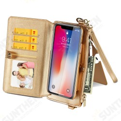 Multifunctional PU Leather with Card Slots Wallet Stand Full Body Shockproof Flip Protective Case Phone Bag Multifunctional PU Leather with Card Slots Wallet Stand Full Body Shockproof Flip Protective Case Phone Bag