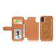 Magnetic Detachable Wallet Pocket Card Slots Bracket Case For iPhone X