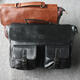 Men Multi-pocket Vintage PU Leather Large Capacity Laptop Briefcase Crossbody Bag