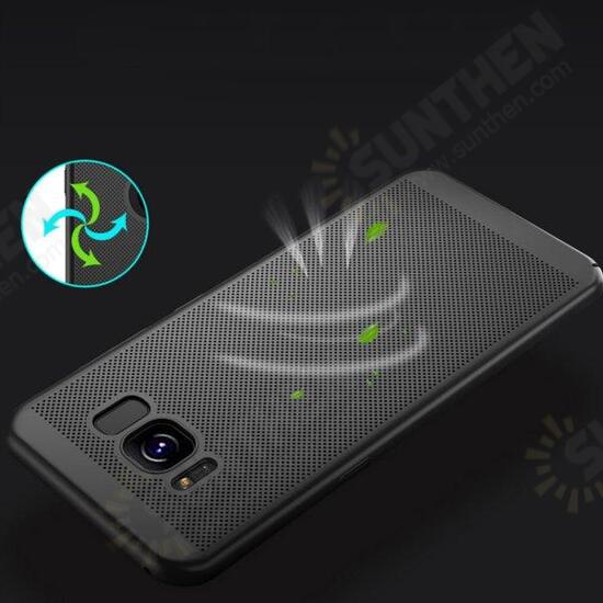 Mesh Dissipating Heat Anti Fingerprint Hard PC Case For Samsung Galaxy S8