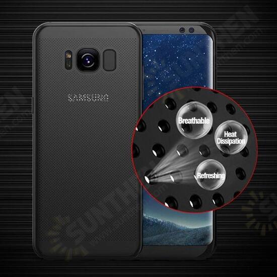 Mesh Dissipating Heat Anti Fingerprint Hard PC Case For Samsung Galaxy S8