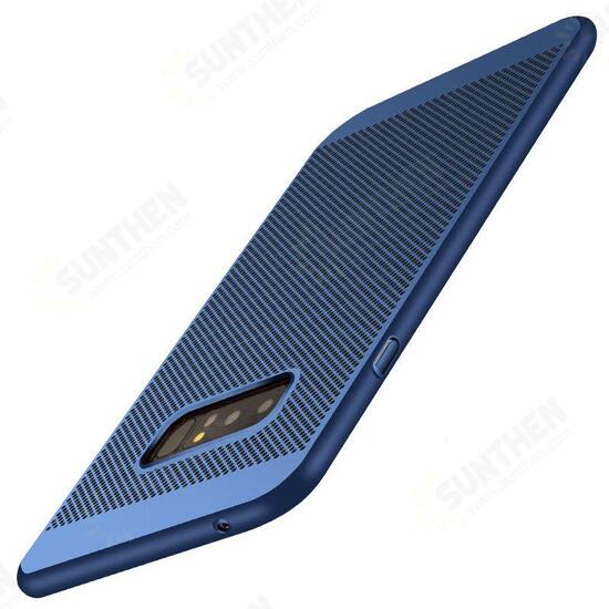 Mesh Heat Dissipation Anti Fingerprint PC Case For Samsung Galaxy Note 8