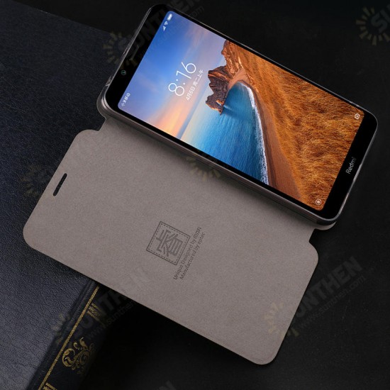 Waterproof Flip PU Leather Full Cover Protective Case for Xiaomi Redmi 7A