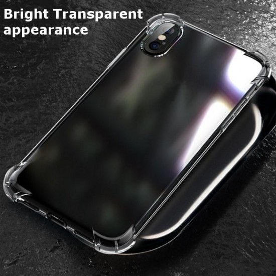 Multi-colors Air Cushion Corners Shockproof Transparent Soft Silicone TPU Case for iPhone X