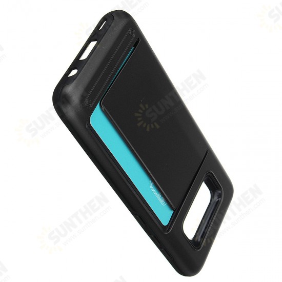 Multi-colors TPU+PC Hybrid Card Slots Shockproof Cover Case For Samsung Galaxy S8 Plus