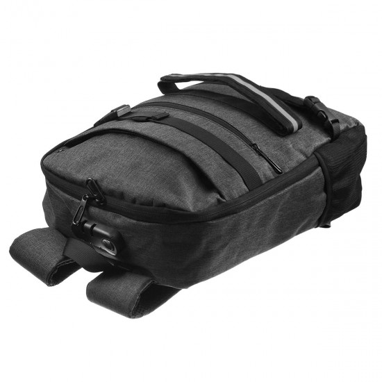 Multifunction Business Trip Waterproof Guard Against Theft Lock Large Capacity with USB Charging Jack Laptop Tablet Macbook Bag Backpack Schoolbag