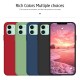 [Multiple Colors] for iPhone 12 Mini Case Candy Color Shockproof Soft TPU Protective Case Back Cover