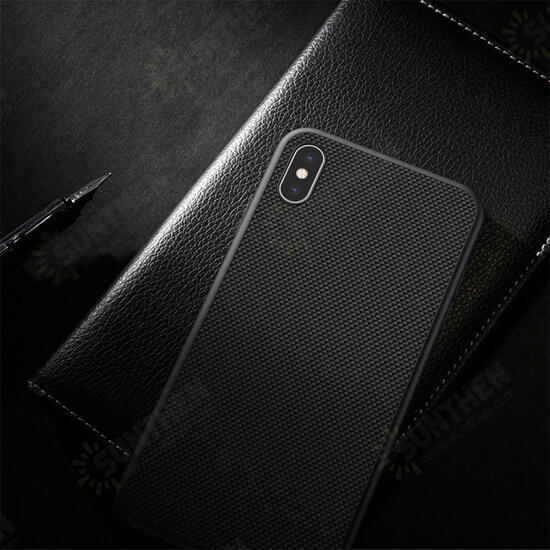 3D Textured Shockproof Soft TPU + Hard PC Back Cover Protective Case for iPhone XS MAX