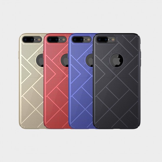 Air Mesh Dissipating Heat Matte Hard PC Case for iPhone 8 Plus