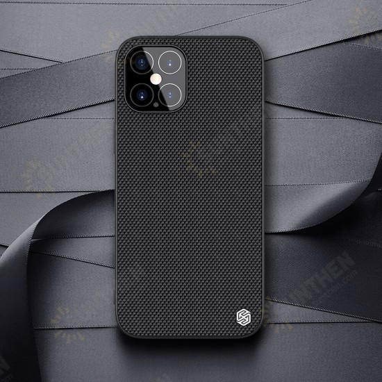 Anti-Fingerprint Anti-Slip Nylon Synthetic Fiber Textured Shockproof Protective Case for iPhone 12 Pro Max