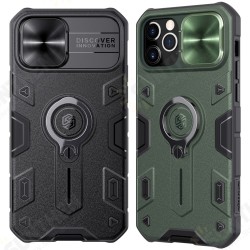 Anti-Peeping Slide Lens Cover Anti-Scratch Impact-proof Protective Case with Bracket for iPhone 12 / For iPhone 12 Pro 6.1 inch Anti-Peeping Slide Lens Cover Anti-Scratch Impact-proof Protective Case with Bracket for iPhone 12 / For iPhone 12 Pro 6.1 inch