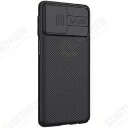 Bumper with Slide Lens Cover Shockproof Anti-Scratch TPU + PC Protective Case for Samsung Galaxy M31S Bumper with Slide Lens Cover Shockproof Anti-Scratch TPU + PC Protective Case for Samsung Galaxy M31S