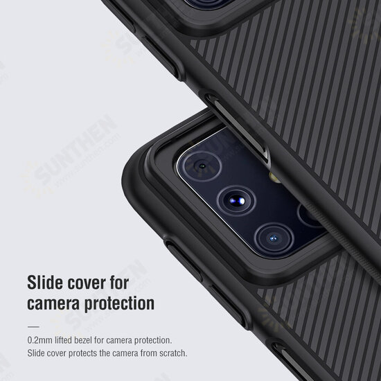 Bumper with Slide Lens Cover Shockproof Anti-Scratch TPU + PC Protective Case for Samsung Galaxy M31S Bumper with Slide Lens Cover Shockproof Anti-Scratch TPU + PC Protective Case for Samsung Galaxy M31S