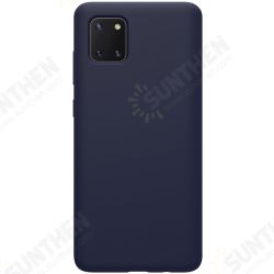 Bumpers Shockproof Anti-fingerprint Smooth Soft Liquid Silicone Protective Case for Samsung Galaxy Note 10 Lite 2020