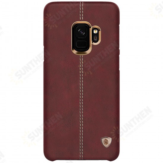 Crazy Horse Grain Leather Protective Case for Samsung Galaxy S9