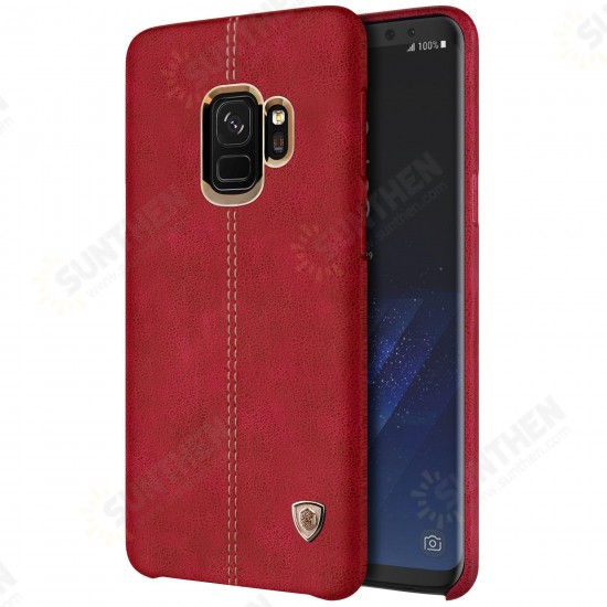 Crazy Horse Grain Leather Protective Case for Samsung Galaxy S9