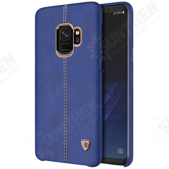 Crazy Horse Grain Leather Protective Case for Samsung Galaxy S9