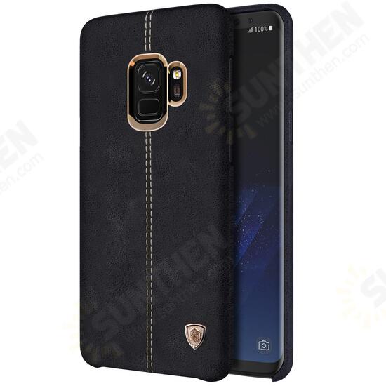 Crazy Horse Grain Leather Protective Case for Samsung Galaxy S9