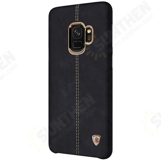 Crazy Horse Grain Leather Protective Case for Samsung Galaxy S9