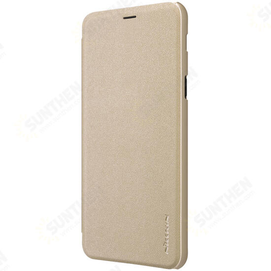 Flip PU Leather Hard PC Protective Case for Samsung Galaxy A6 2018