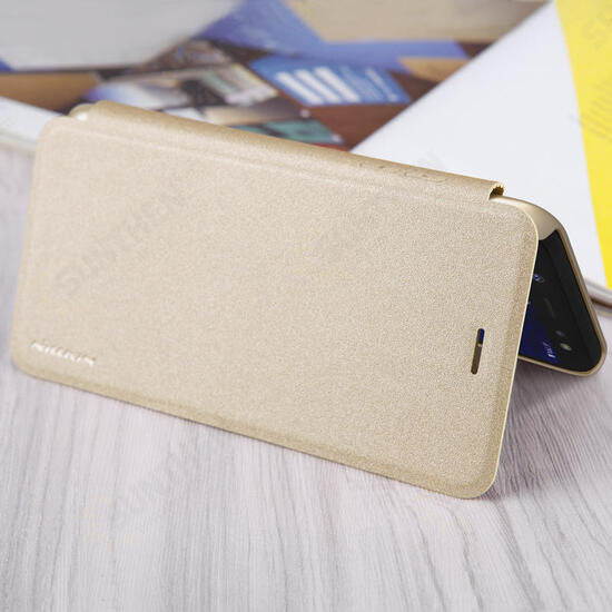 Flip PU Leather Hard PC Protective Case for Samsung Galaxy A6 2018