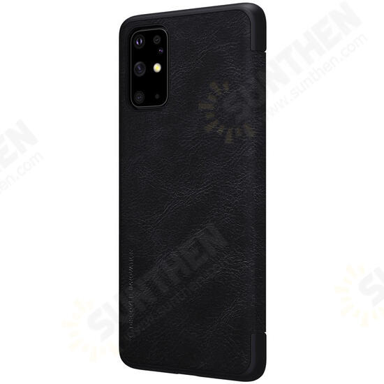 Flip Shockproof with Card Slot Holder Full Cover PU Leather Vintage Protective Case for Samsung Galaxy S20+ 5G