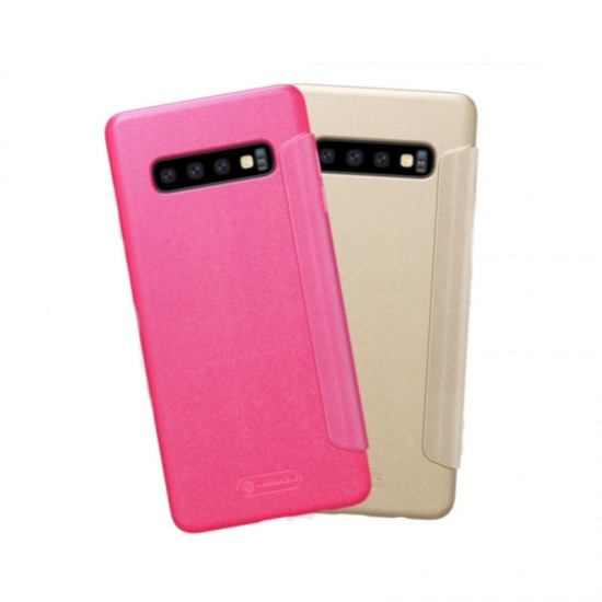 Scratchproof Flip Cover PU Leather Protective Case For Samsung Galaxy S10