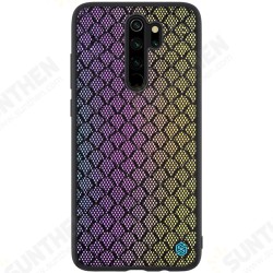 Reflective Slight Woven Polyester Mesh Anti-scratch Protective Case for Xiaomi Redmi Note 8 PRO Non-original Reflective Slight Woven Polyester Mesh Anti-scratch Protective Case for Xiaomi Redmi Note 8 PRO Non-original