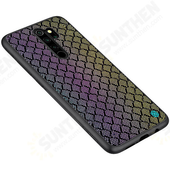 Reflective Slight Woven Polyester Mesh Anti-scratch Protective Case for Xiaomi Redmi Note 8 PRO Non-original