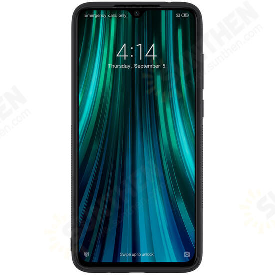 Reflective Slight Woven Polyester Mesh Anti-scratch Protective Case for Xiaomi Redmi Note 8 PRO Non-original