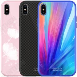 Shockproof Tempered Glass + Soft TPU Back Cover Protective Case for iPhone XS Shockproof Tempered Glass + Soft TPU Back Cover Protective Case for iPhone XS