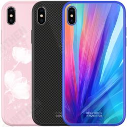 Shockproof Tempered Glass + Soft TPU Back Cover Protective Case for iPhone XS MAX